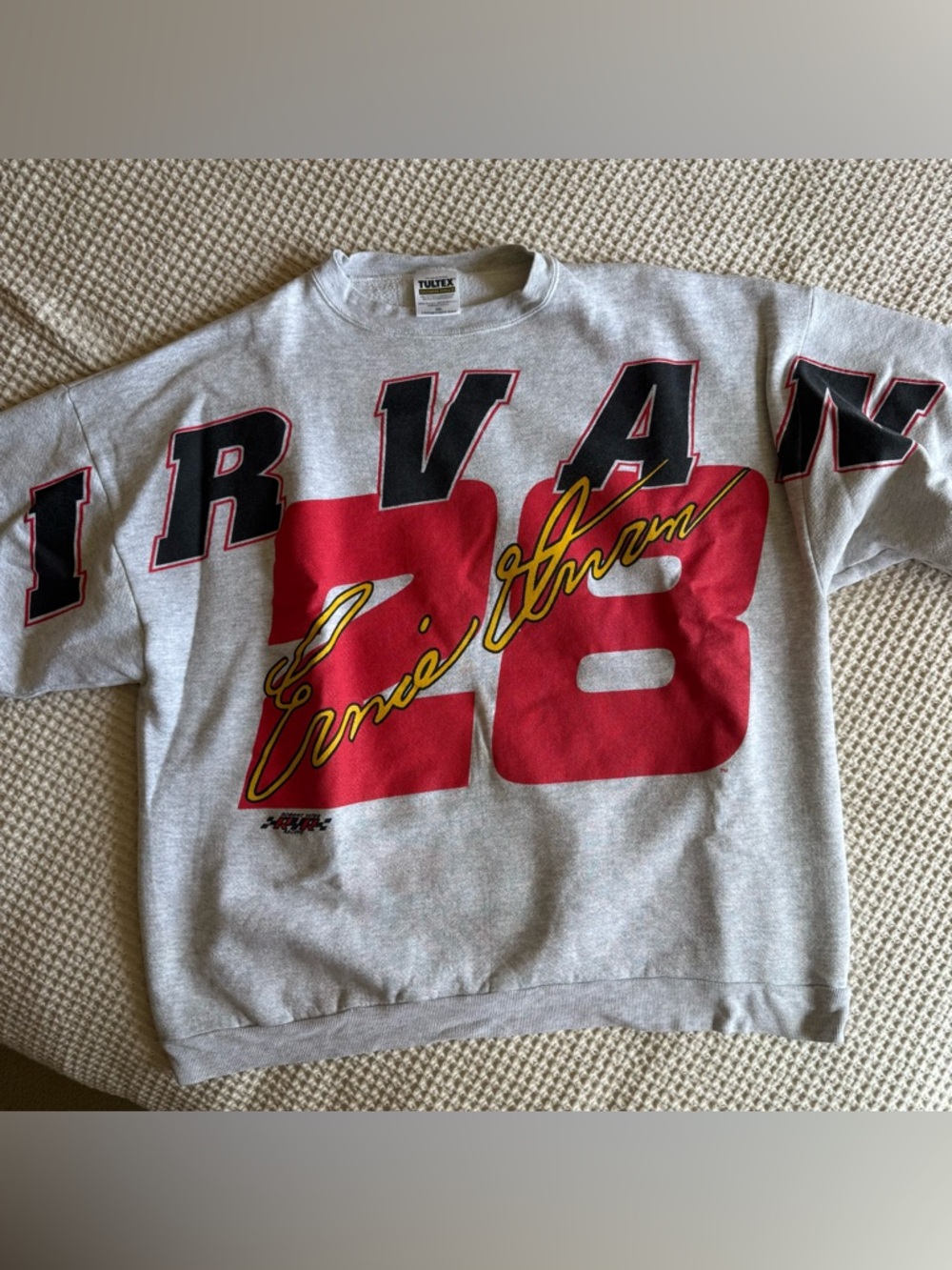 Vintage Ernie Irvan NASCAR Racing Crewneck